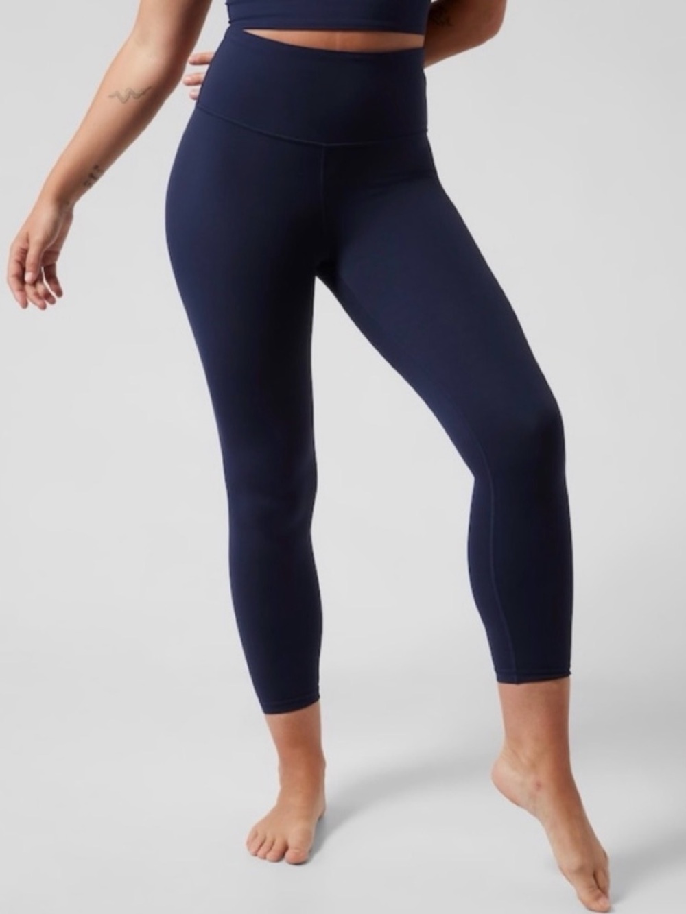 Athleta Ultra High-Rise Elation Tight Navy Blue Legging - Women's Activewear